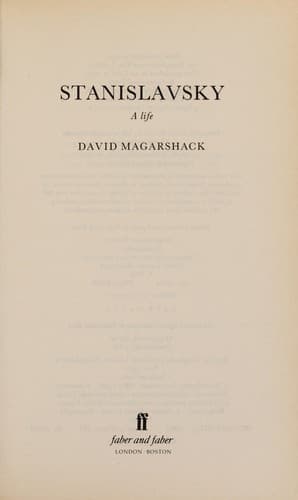Tapa de Stanislavsky