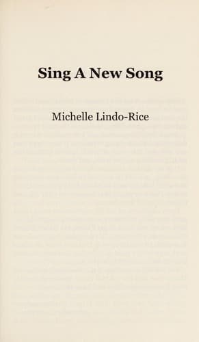 Tapa de Sing a new song