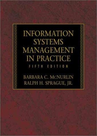 Tapa de Information Systems Management in Practice (5th Edition)