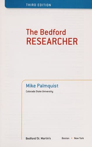 Tapa de The Bedford researcher