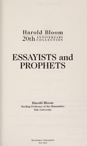 Tapa de Essayists and prophets