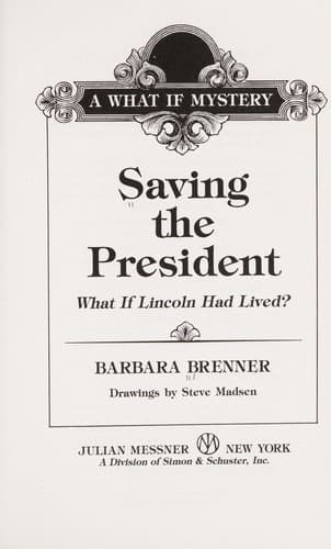 Tapa de Saving the president