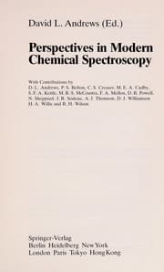Tapa de Perspectives in modern chemical spectroscopy