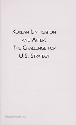 Tapa de Korean unification and after