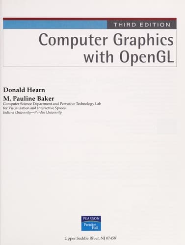 Tapa de Computer graphics with OpenGL