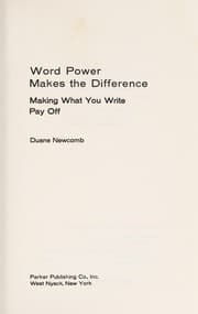 Tapa de Word power makes the difference