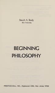 Tapa de Beginning philosophy