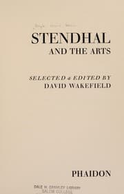 Tapa de Stendhal and the arts