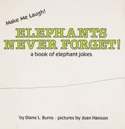 Tapa de Elephants never forget!