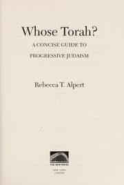 Tapa de Whose Torah?