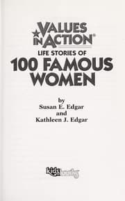 Tapa de Life stories of 100 famous women