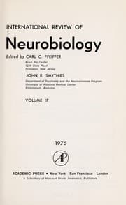 Tapa de International review of neurobiology