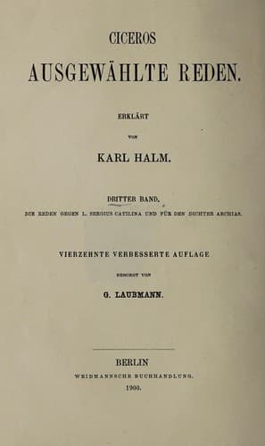 Tapa de Ausgewählte reden