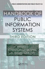 Tapa de Handbook of public information systems