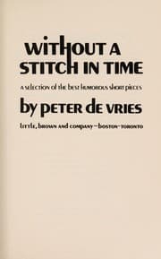 Tapa de Without a stitch in time