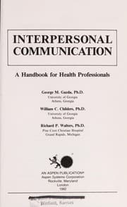 Tapa de Interpersonal communication