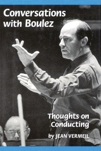 Tapa de Conversations with Boulez