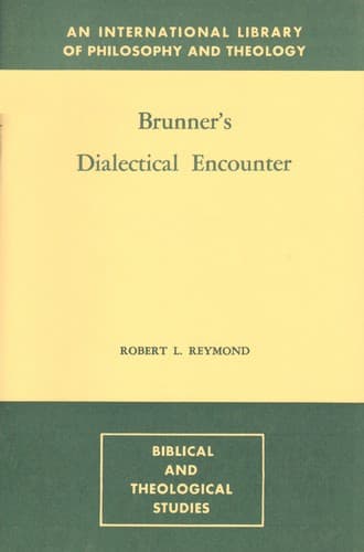 Tapa de Brunner's dialectical encounter