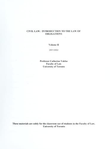Tapa de Civil law
