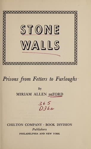 Tapa de Stone walls