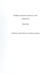Tapa de Public international law