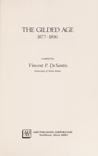 Tapa de The Gilded Age, 1877-1896