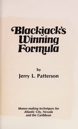 Tapa de Blackjack's winning formula
