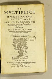 Tapa de De  multiplici hæreticorum tentatione