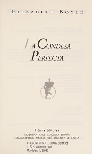 Tapa de La condesa perfecta