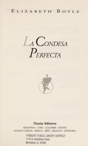 Tapa de La condesa perfecta