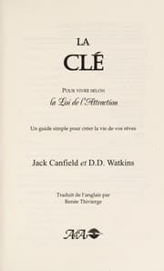 Tapa de La cle pour vivre selon la loi de l'attraction