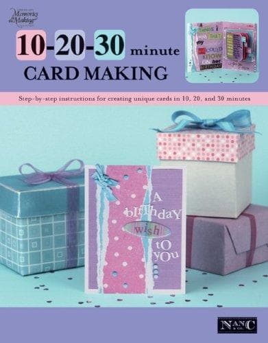 Tapa de 10 20 30 Minute Card Making