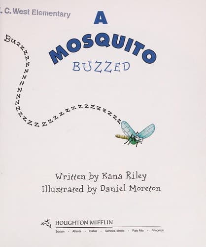 Tapa de A mosquito buzzed