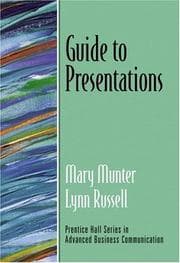 Tapa de Guide to presentations