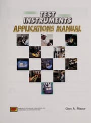 Tapa de Test Instruments Applications Manual