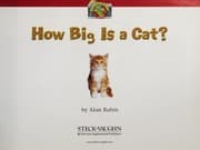 Tapa de How big is a cat?