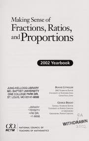 Tapa de Classroom activities for making sense of fractions, ratios, and proportions