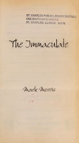 Tapa de The Immaculate