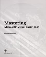 Tapa de Mastering Microsoft Visual Basic 2005