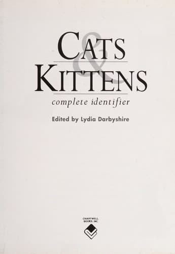 Tapa de Complete Identifier: Cats and Kittens:With Flaps (Complete Identifier)