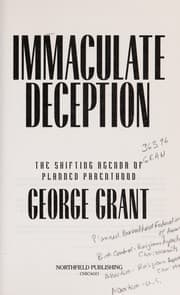 Tapa de Immaculate deception