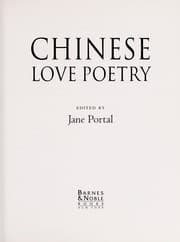 Tapa de Chinese love poetry