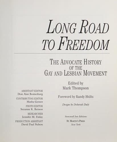 Tapa de Long Road to Freedom