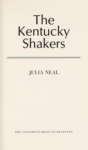 Tapa de The Kentucky Shakers
