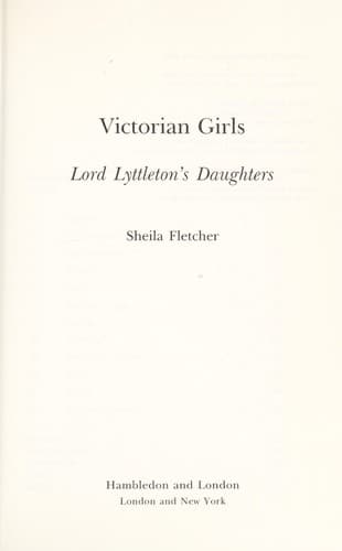 Tapa de Victorian girls