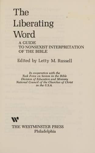 Tapa de The Liberating word