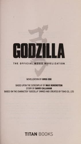 Tapa de Godzilla