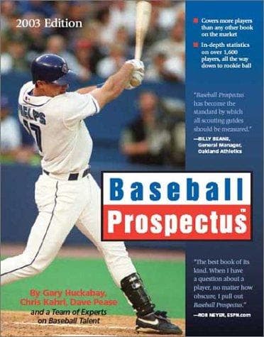 Tapa de Baseball Prospectus 2003 (Baseball Prospectus)