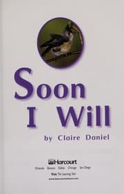 Tapa de Soon I Will (Emergent Reader, Word Count 63)