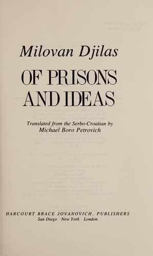 Tapa de Of prisons and ideas